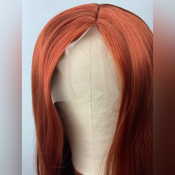 Ginger Copper Red Lace Front Wig - Picture 8 of 11